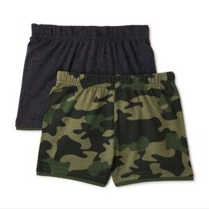 Garanimals Baby Boy Jersey Shorts, 2-Pack, Sizes0-3m